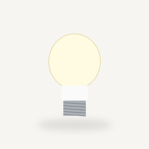 Bombillo LED 9 W luz blanca