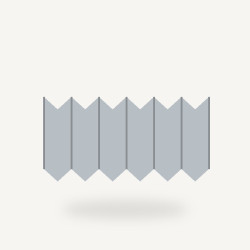 Lámina de zinc ondulada cal. 28 × 3,66 m